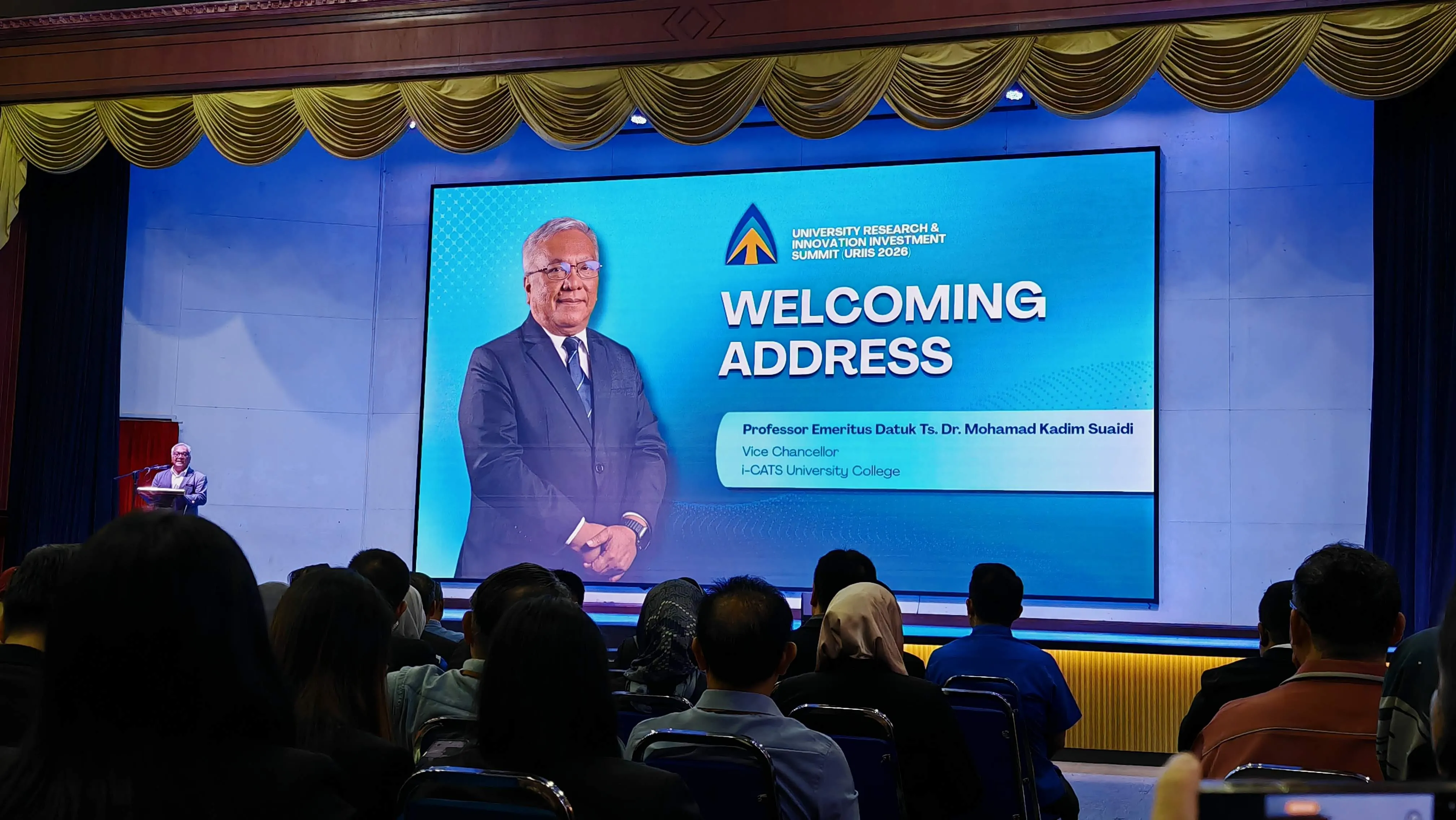 Welcoming Address by Professor Emeritus Datuk Ts. Dr. Mohamad Kadim Suaidi