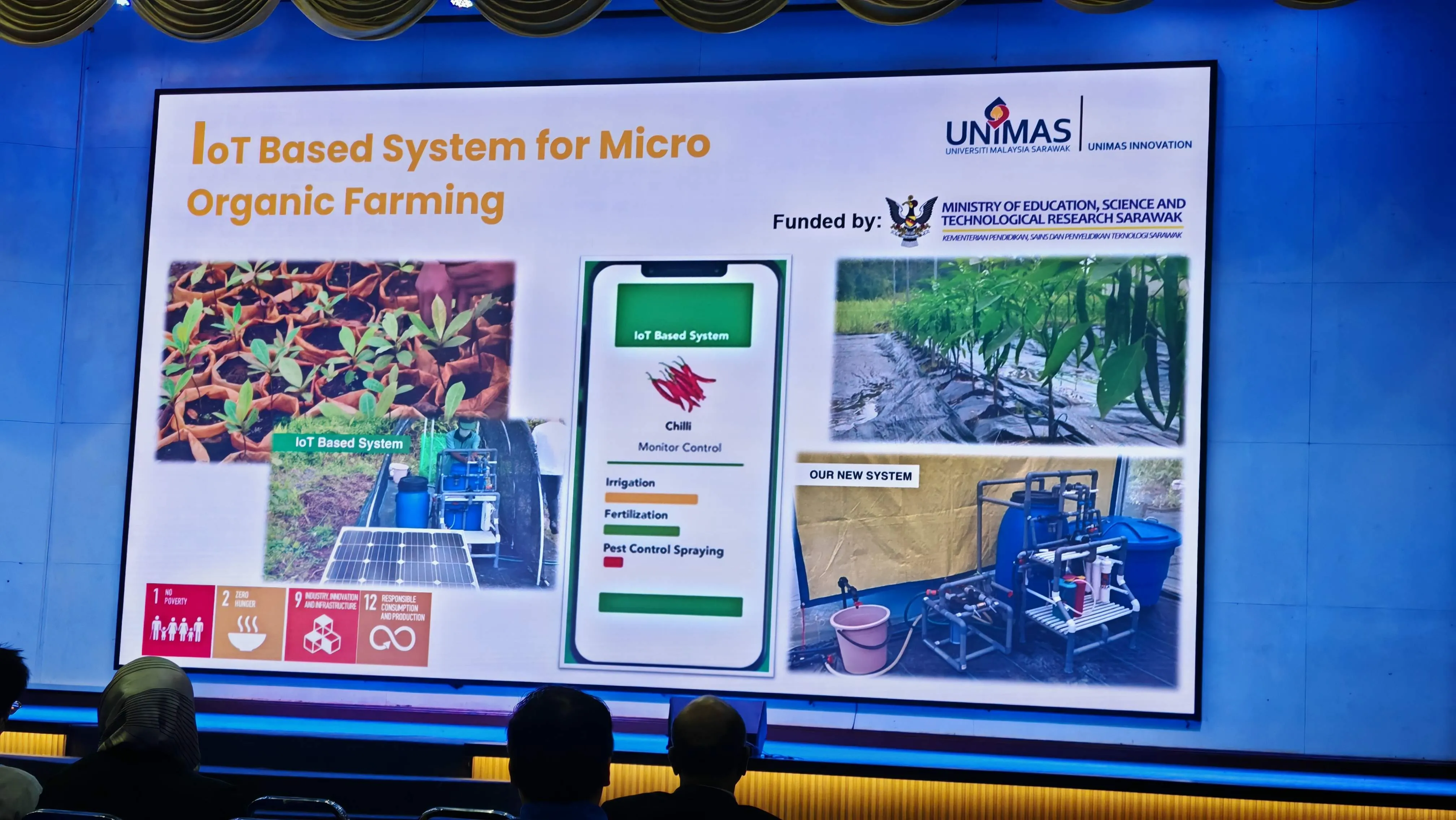 UNIMAS Innovation IoT Based Control Dashboard
