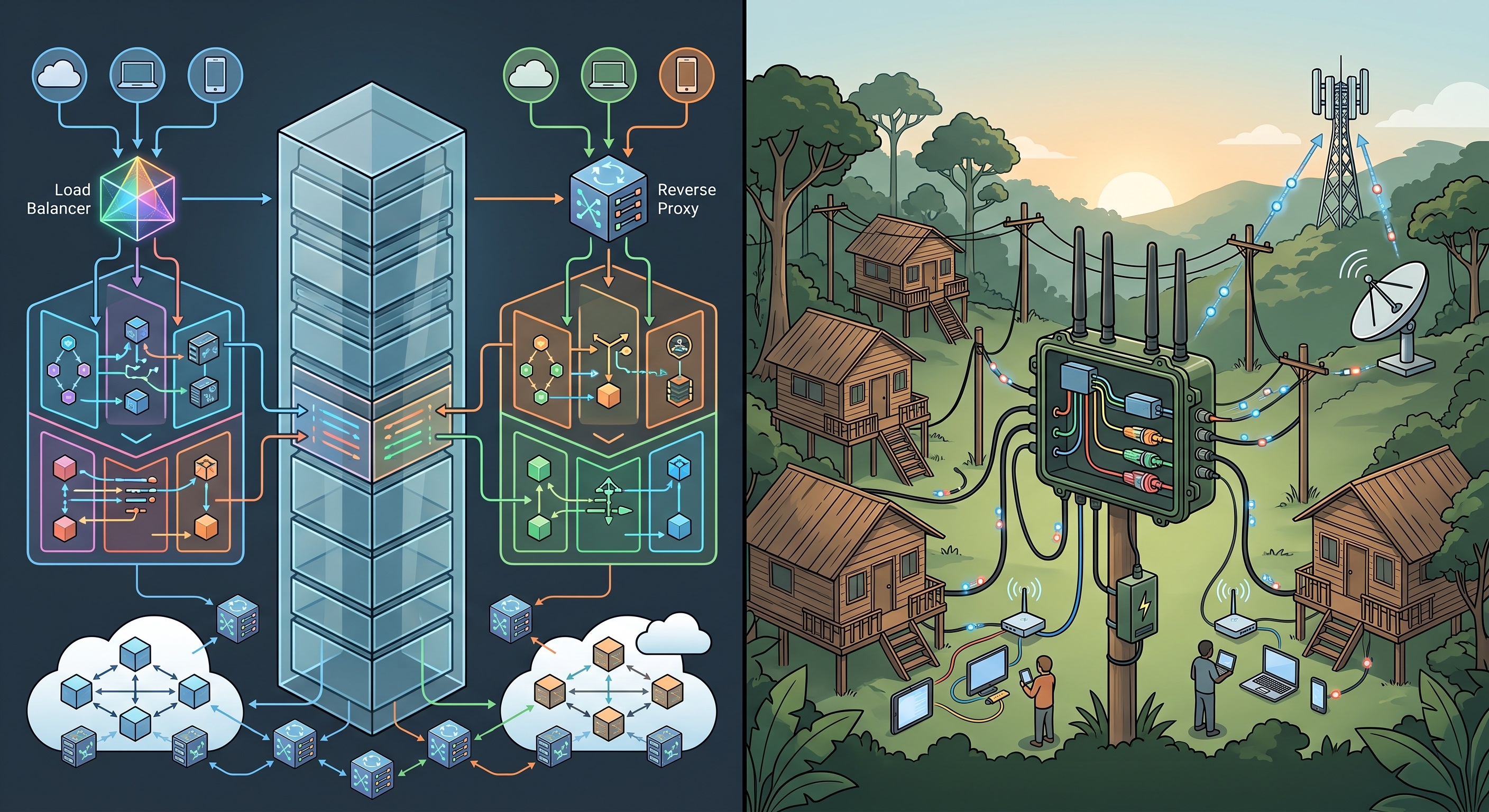 Architectural Isomorphism: Applying Distributed Backend Principles to Remote Rainforest Edge Networks